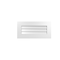 Ekena Millwork Vertical Surface Mount PVC Gable Vent: Non-Functional, w/ 3-1/2"W x 1"P Standard Frame, 28"W x 14"H GVPVE28X1401SN - alternate 1